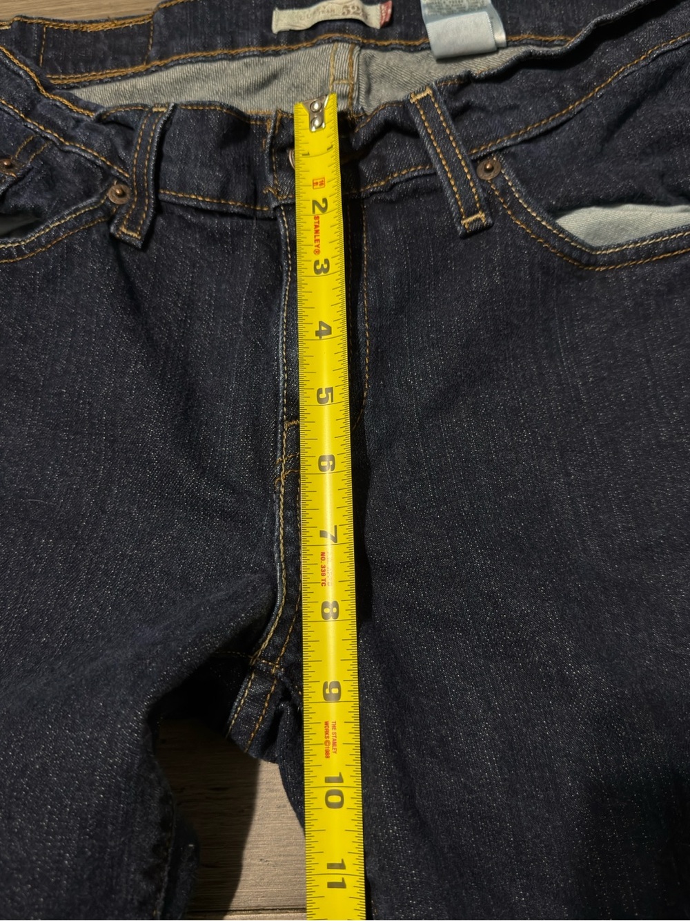 Levi's 529 Curvy Bootcut Women's Jeans — Dark Wash (Size 10M) - Picture 3 of 7